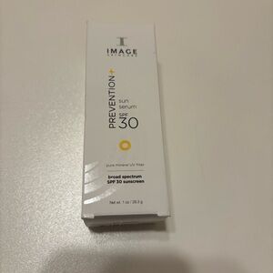 Image skincare prevention sun serum spf 30 pure mineral uv filter NIB